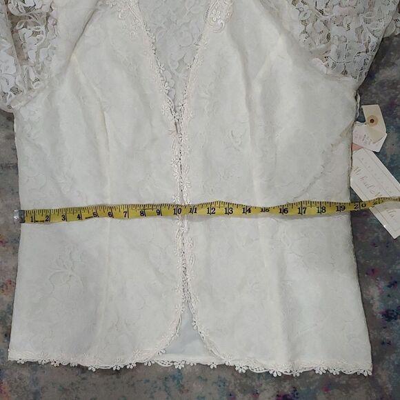 Vintage NWT Barbara Chodos for Michael Marcella 2 Piece Dress & Jacket in Cream - Picture 12 of 15